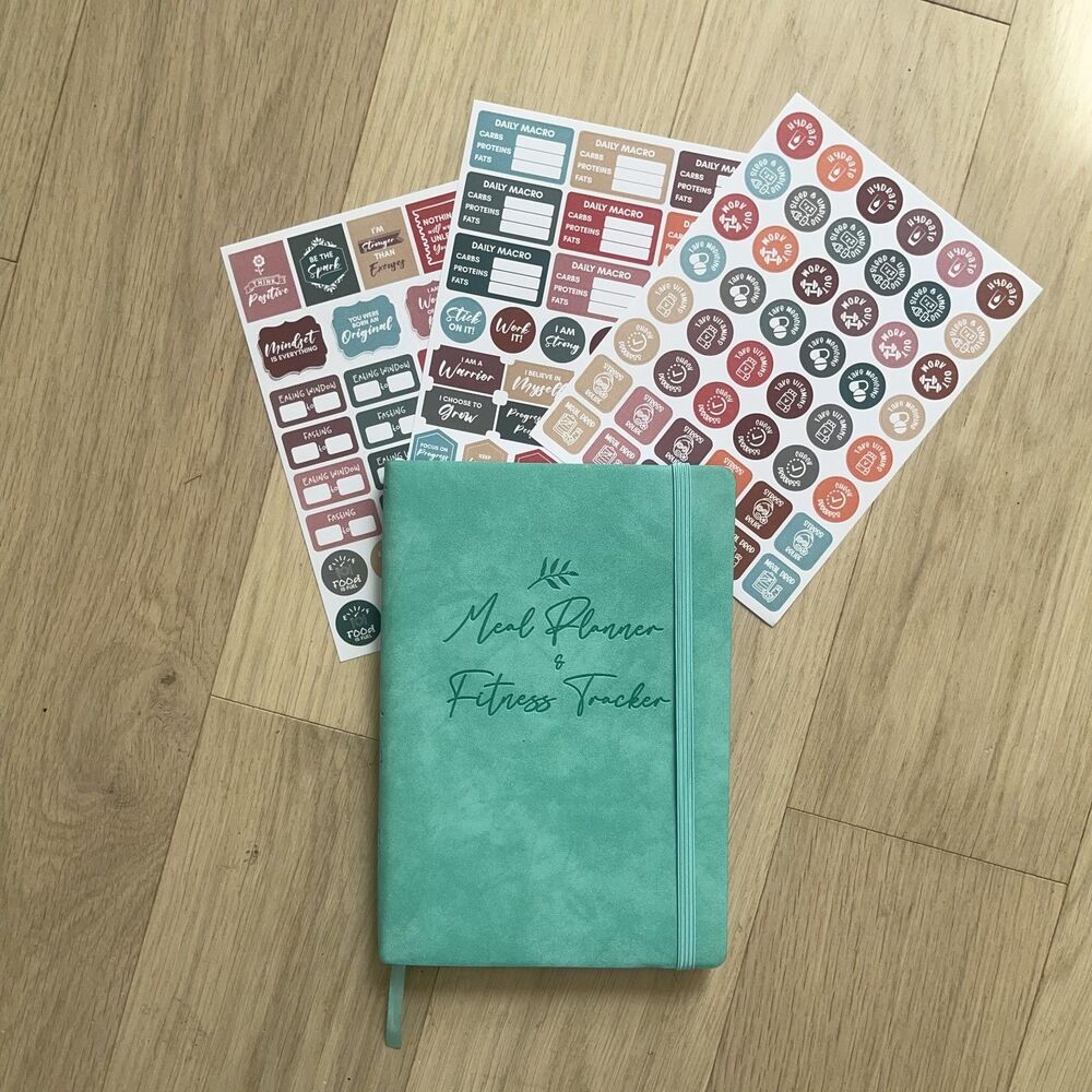 🆕 Graceful By Design Meal Planner & Fitness Tracker - Journal Notebook